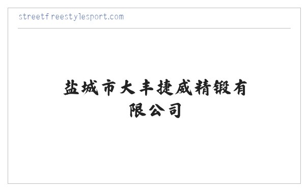 盐城市大丰捷威精锻有限公司 缩略图